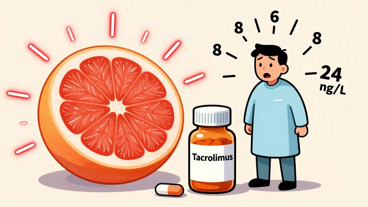 Grapefruit and Immunosuppressants: What You Need to Know Before Eating One